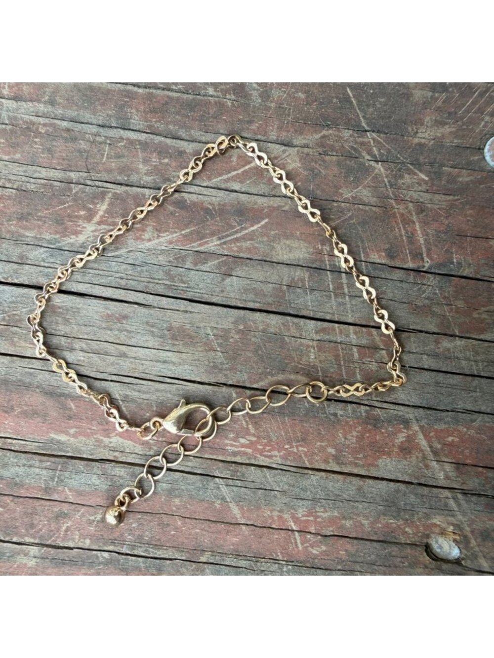 Gold-Tone Adjustable Link Chain Bracelet